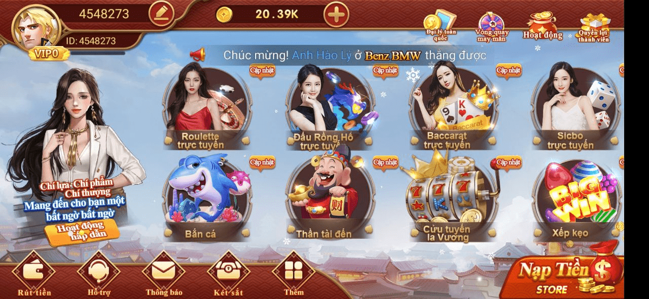 Tải CF68 app game bài đổi thưởng đông người chơi nhất hiện nay. 2 cf68