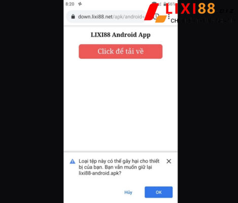 Tải Lixi88 Android/Apk Cực Nhanh Và Đơn Giản Về Máy 4 click-de-tai-ung-dung-lixi88