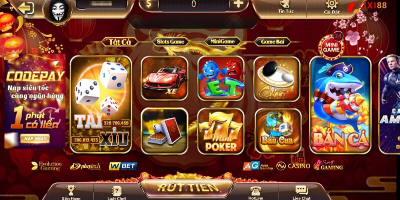 X88 - Khám Phá Game Bài Đổi Thưởng Ăn Khách Nhất Hiện Nay 3 Giao diện X88 hút mắt, thiết kế hiện đại