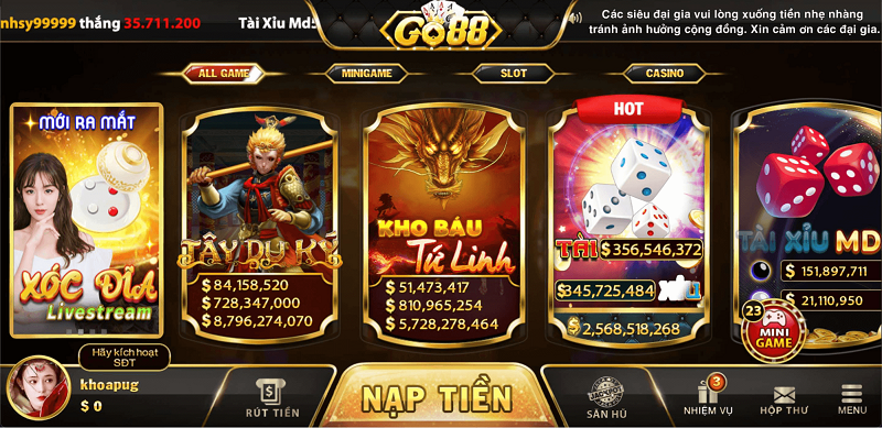 Tải Go88 - Tận hưởng ngay kho game cá cược đỉnh cao 2023 5 Tốc độ truy cập nhanh chóng khi tải Go88 về thiết bị