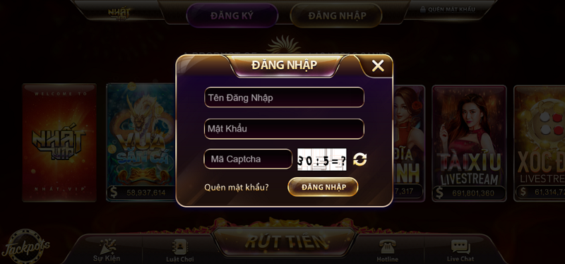 Nhatvip| nhatvipx.com cổng game cá cược uy tín hàng đầu thị trường cá cược 5 Biểu mẫu đăng nhập vào tài khoản cổng game nhatvip