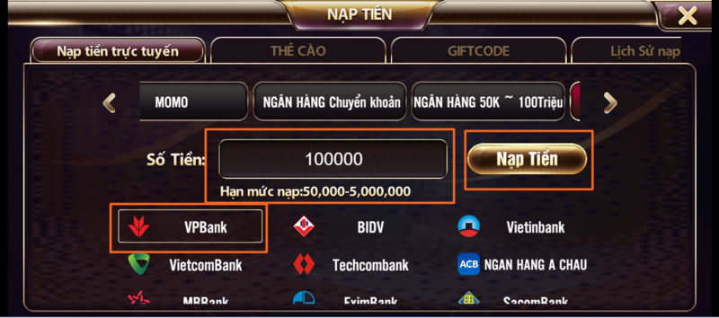 Thiên đường trò chơi - Hướng dẫn chơi game đổi thưởng cực hấp dẫn 5 Hướng dẫn nạp tiền cực an toàn tại cổng Thiên đường trò chơi