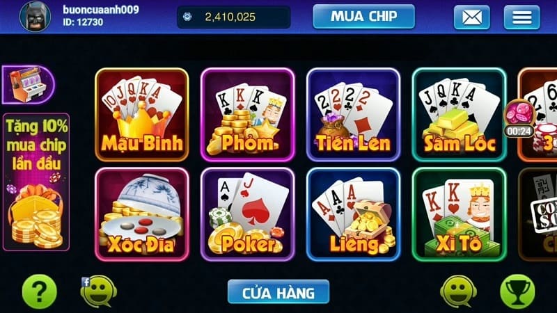 68 game bài - Cổng game bài đổi thưởng uy tín nhất Việt Nam 3 Kho game đa dạng tại 68 game bài được nhiều người yêu thích