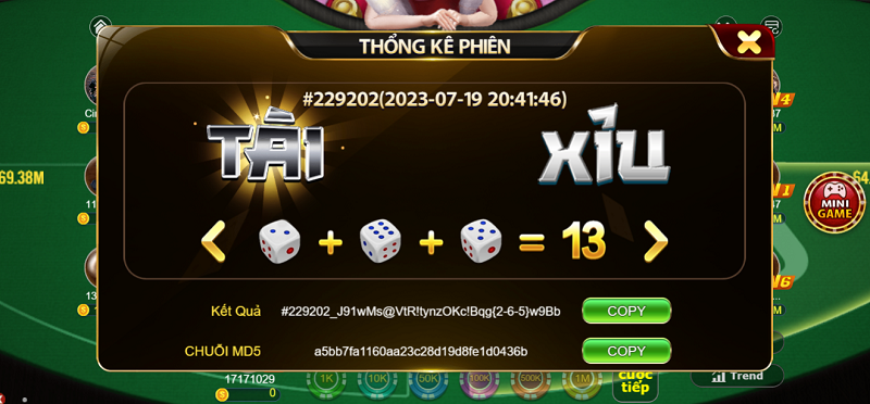 Tài xỉu md5 - Làm giàu ngay cùng các mẹo cá cược đến từ các cao thủ 4 Nắm rõ luật chơi và thống kê phiên khi chơi tài xỉu md5