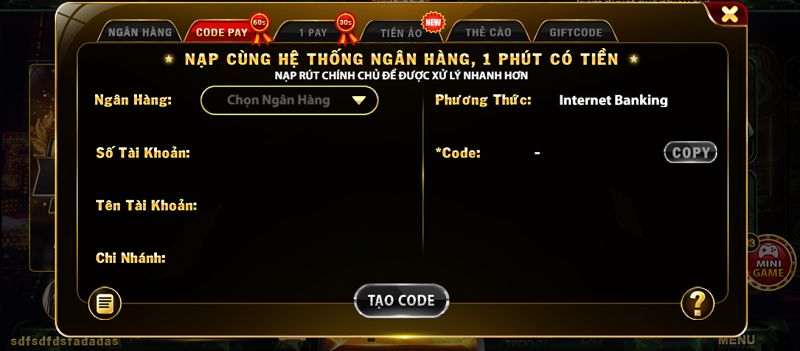 Vic club - cổng game uy tín, chất lượng nhất năm 2023 5 Nạp nhanh tham gia cá cược ngay cùng vic club