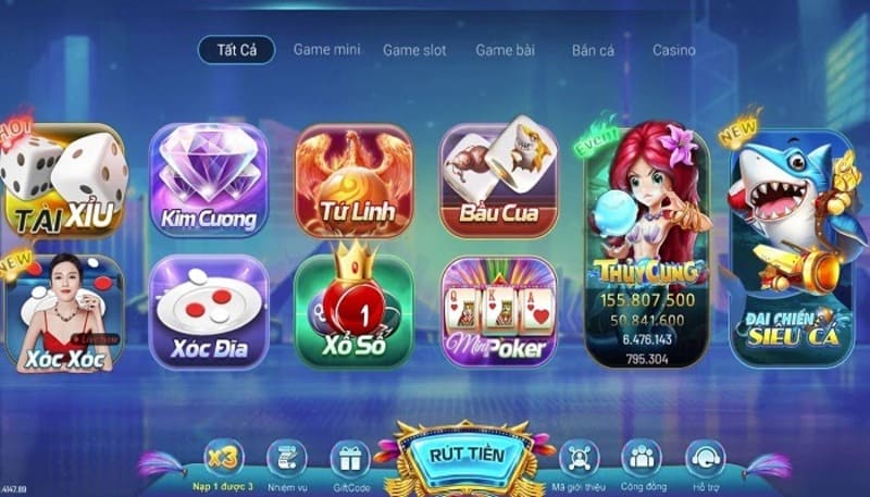 Rio66 – Cổng game giải trí được yêu thích nhất 2023 3 Rất nhiều tựa game uy tín, chất lượng được rio66 cung cấp